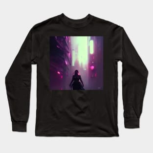 FUTURE CITY DRAWING #005 Long Sleeve T-Shirt